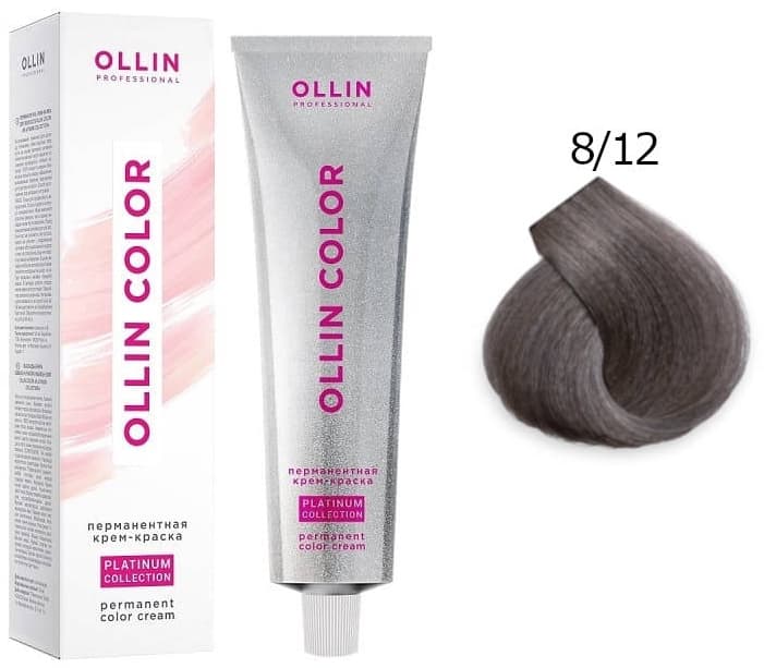 OLLIN COLOR Platinum Collection 8/12 100 мл Перманентная крем-краска для волос