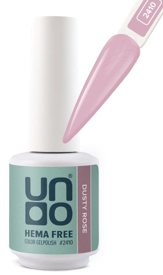 UNO HEMA FREE Гель-лак 2410 Пыльная роза - Dusty Rose, 10 г