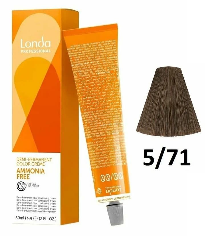 LondaТон Ammonia-Free 5/71 светлый шатен коричнево-пепельный 