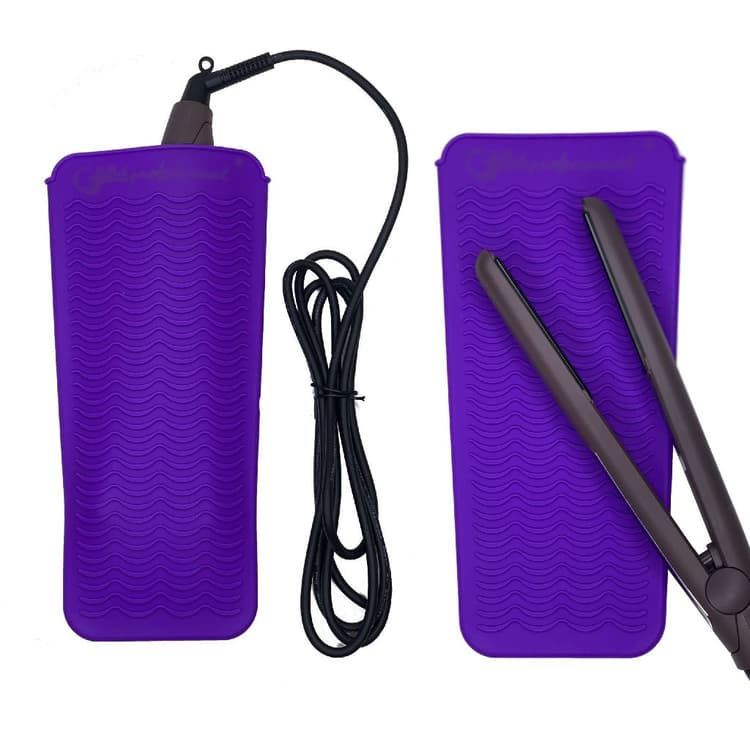 Gera Professional Термоковрик для горячих инструментов 28*13 см, фиолетовый