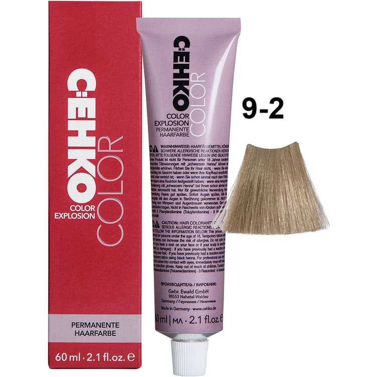C:EHKO Color Explosion 9/2 Ярко-пепельный блондин/Hell-hellblond asch 60 мл