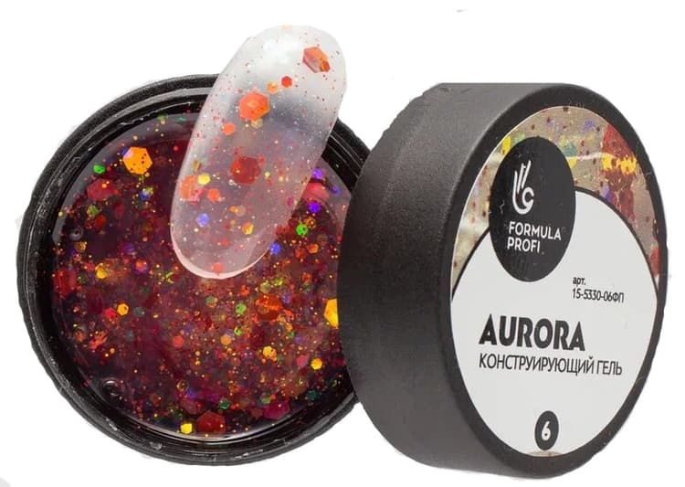 Formula Profi Конструирующий гель "Aurora" №6, 15гр
