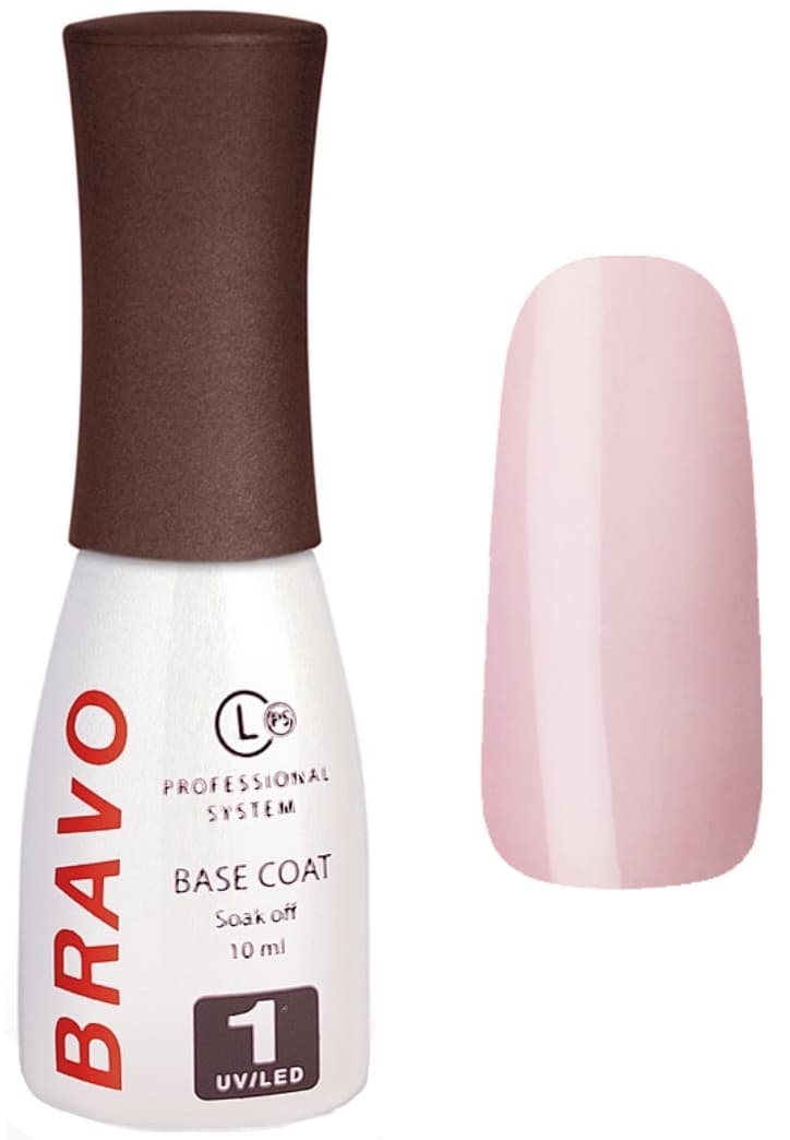 Bravo Камуфлирующее базовое покрытие для гель-лака BRAVO 1.3 10мл. 