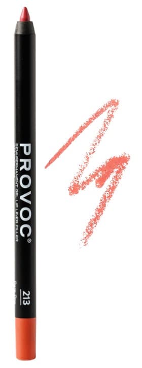Provoc Гелевая подводка в карандаше для губ Gel Lip Liner 213 Bare Top нежный коралл