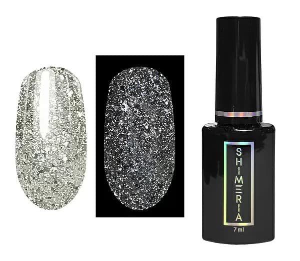 RuNail Гель-лак светоотражающий Shimeria Potal, 7 мл №7656