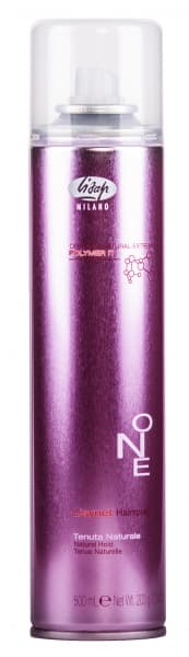 Lisynet Лак для укладки волос нормальной фиксации - One Natural Hold 500 мл