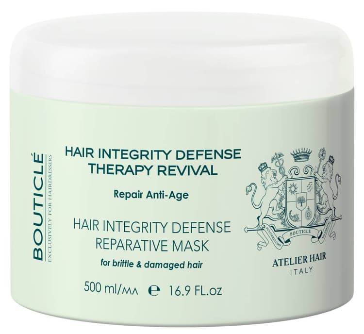 Bouticle ATELIER HAIR Укрепляющая восстанавливающая маска для истонченных, хрупких и поврежденных волос 500 мл