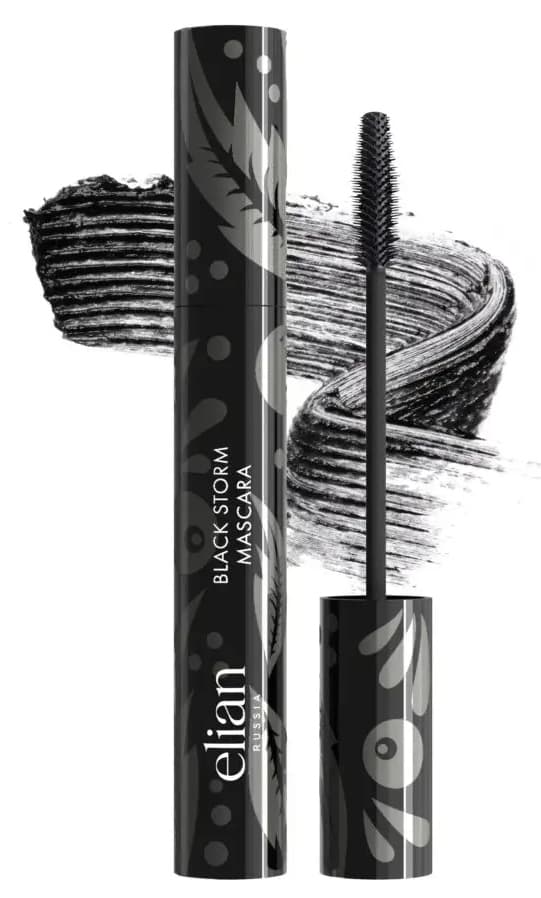 ELIAN Тушь для ресниц подкручивающая Black Storm Mascara, Black, 10 мл