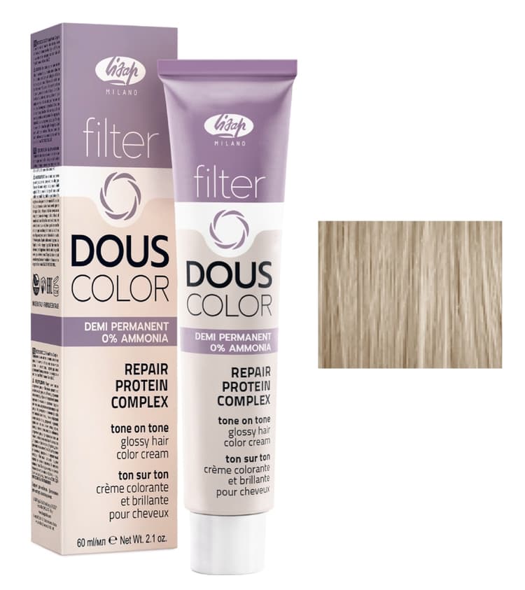 Lisap Filter Douscolor 10/7 очень светлый блондин бежевый плюс 60 мл