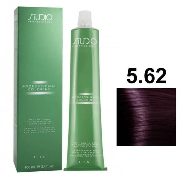 KAPOUS  Studio S 5.62 светло-коричневый красно-фиолетовый 100 мл