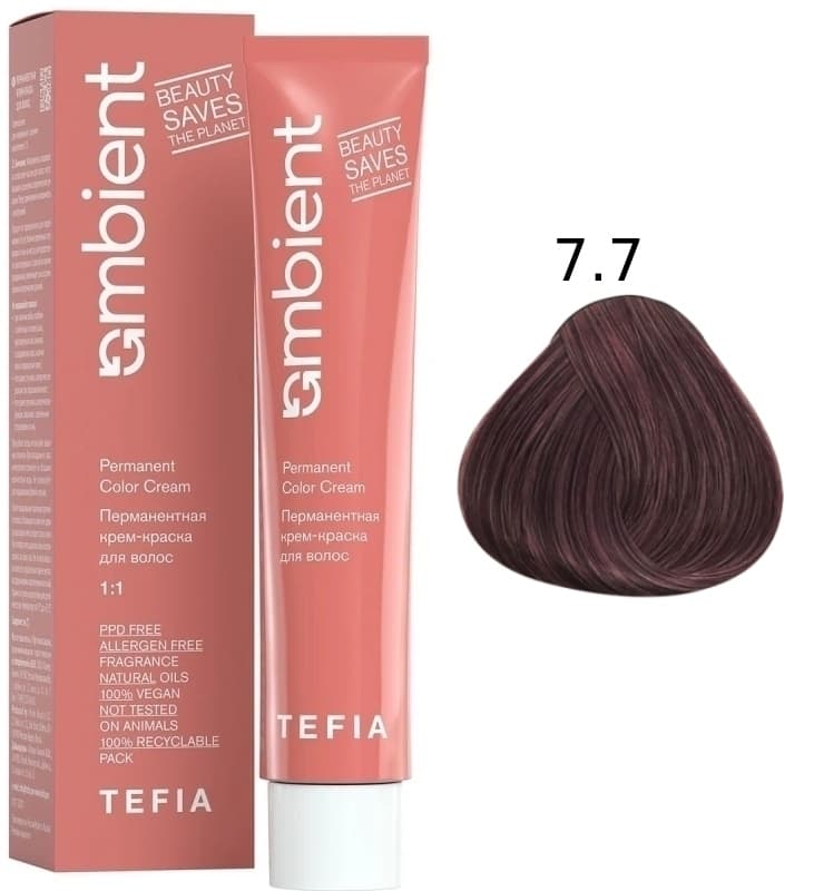 TEFIA AMBIENT 7.7 Блондин фиолетовый 60 мл