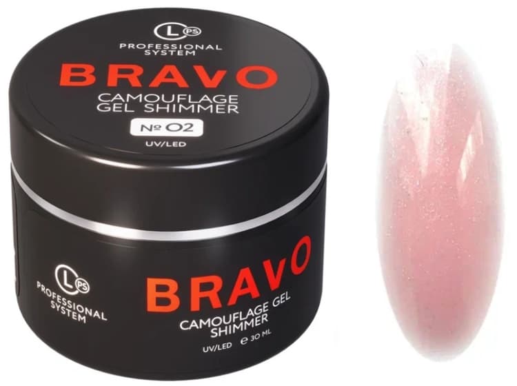 Bravo Моделирующий Camouflage Gel SHIMMER №02 30 мл
