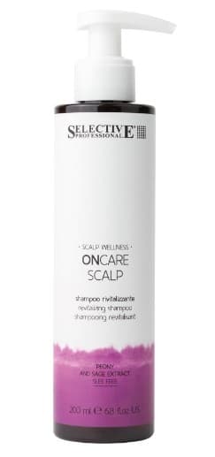 SELECTIVE ONCARE SCALP Шампунь 200 мл для ревитализации хрупких волос, склонных к выпадению 