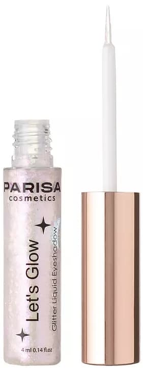 Parisa Тени жидкие для век с глиттером EL-101 "Let's Glow" (06 sapphire), 4 мл 