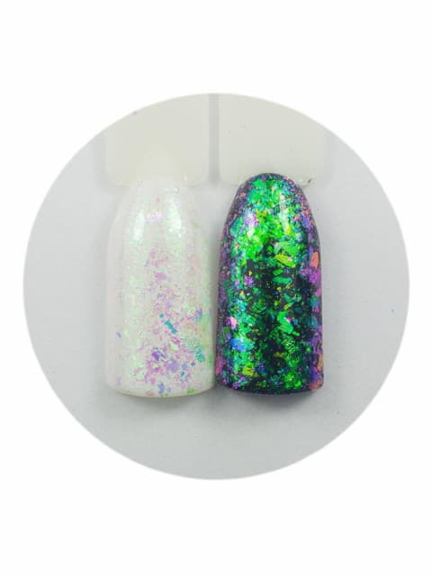 Дизайн для ногтей Юки белые №06