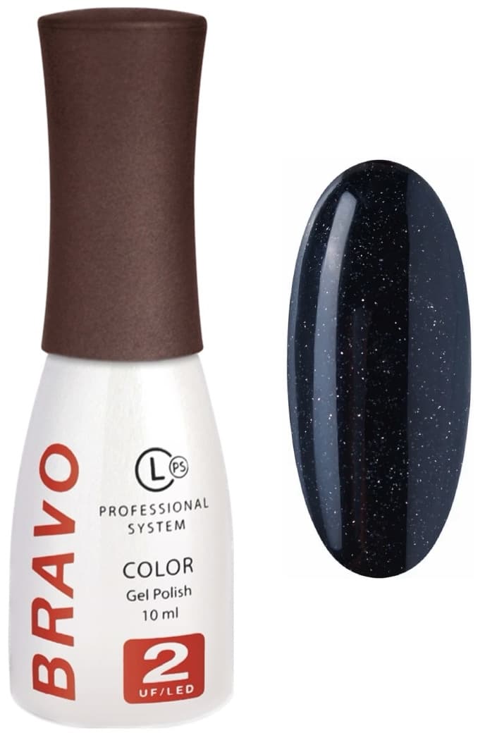 Bravo Верхнее покрытие без липкого слоя TOP BRILLIANT светоотражающий SILVER 10мл.