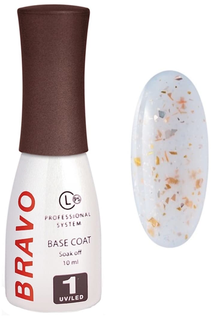 Bravo Цветное базовое покрытие EFFECT 09, Milk 10мл 