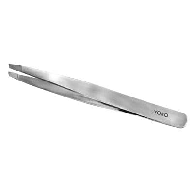 Yoko Пинцет скошенный (матовый) 95мм 