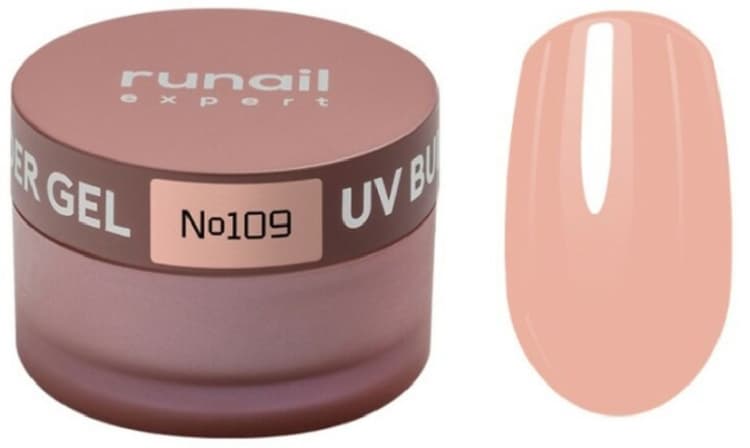 RuNail Expert Гель моделирующий UV BUILDER GEL №109, 50г банка