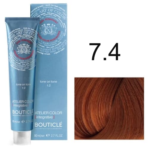 BOUTICLE Atelier color 7.4 русый медный