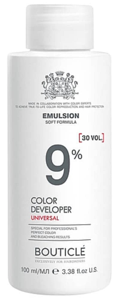 Bouticle Окисляющая эмульсия 9% "Color developer 30 vol" 100 мл