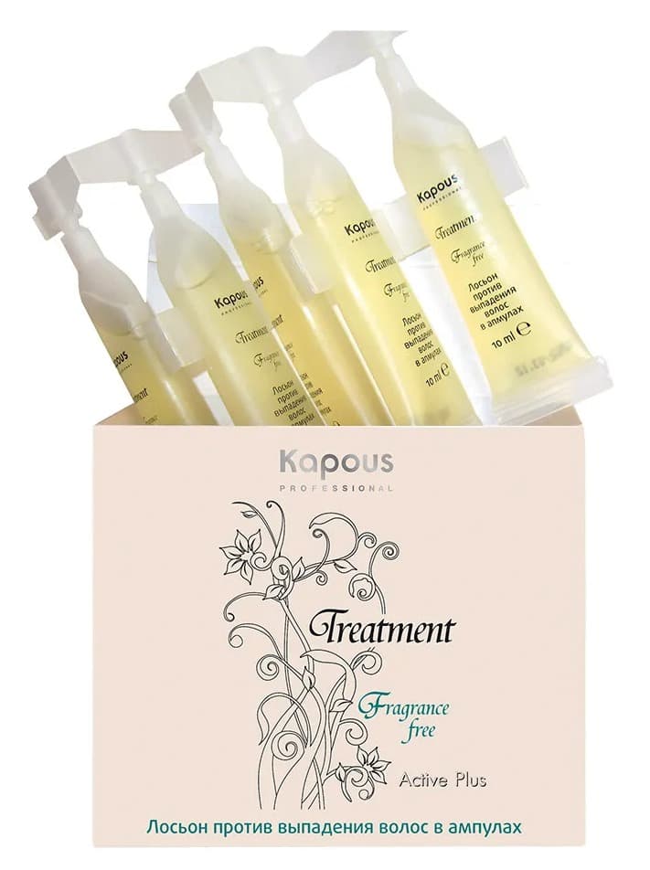 KAPOUS Treatment Лосьон против выпадения волос в ампулах 5х10 мл. 