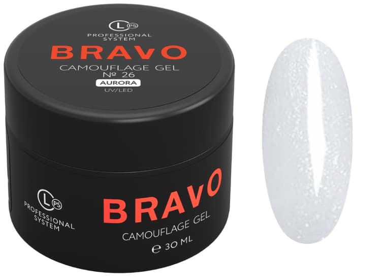 Bravo Моделирующий Camouflage Gel AURORA №26 30 мл 