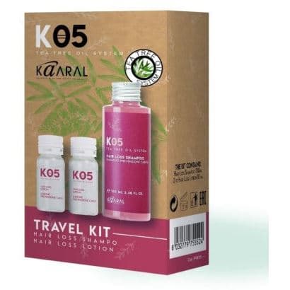 KAARAL K05 Travel Kit Набор против выпадения волос (шампунь 100мл + лосьон для волос 2*10мл)