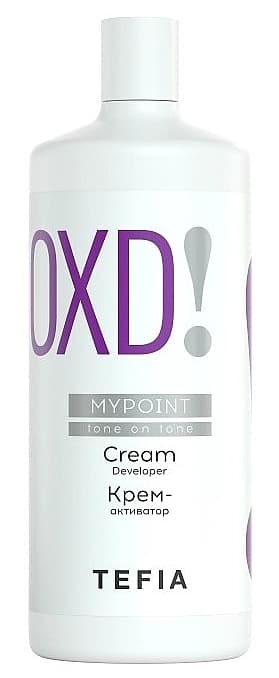 TEFIA MYPOINT Крем-активатор для окрашивания волос гель-краской тон в тон 900мл 