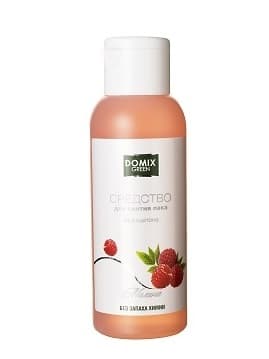 DOMIX Средство для снятия лака без ацетона и запаха химии "Малина" 105мл