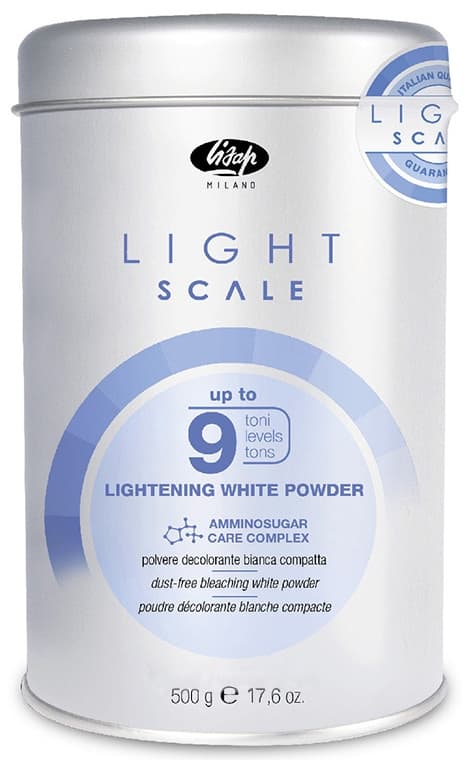 Lisap Light Scale Lightening White Powder 500гр. Порошок обесцвечивающий на 9 тонов