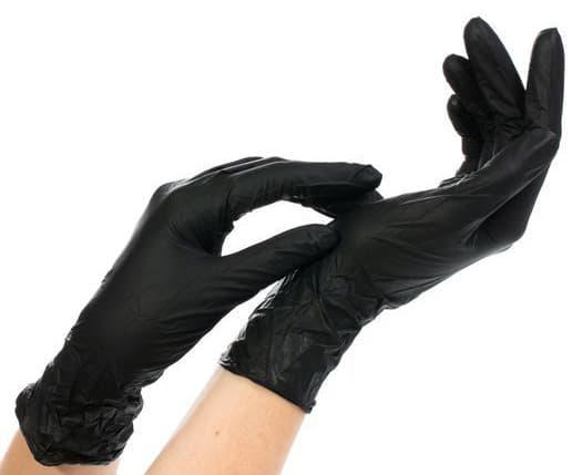 NitriMax перчатки одноразовые нитриловые черные, 3,5 г. S 5 пар/уп. 