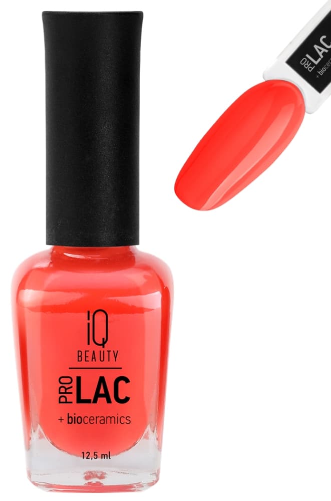 IQ BEAUTY PROLAC Лак для ногтей укрепляющий с биокерамикой 12.5 мл № 028