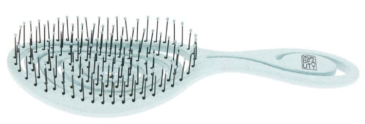 Dewal Eco-Friendly щётка продувная, нейлоновые штифты,форма улитка, голубая 