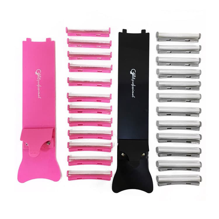 Gera Professional Набор для окрашивания 2 планшета+24 пленки-ролика, цвет черный, розовый