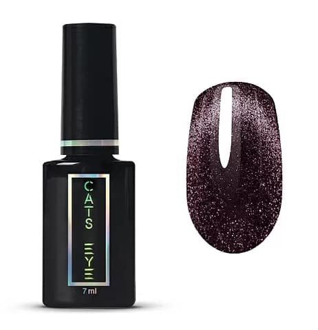 RuNail Гель-лак RED Cat`s eye №9917, 7 мл.