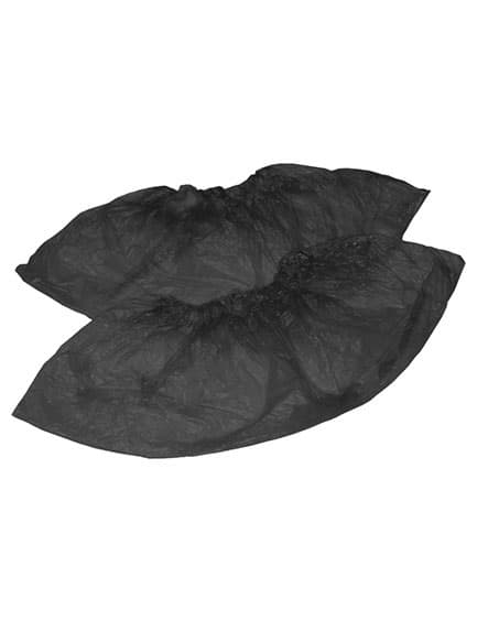 Бахилы полиэтиленовые 2,7 гр. цв.черный, 35 пар/уп. 