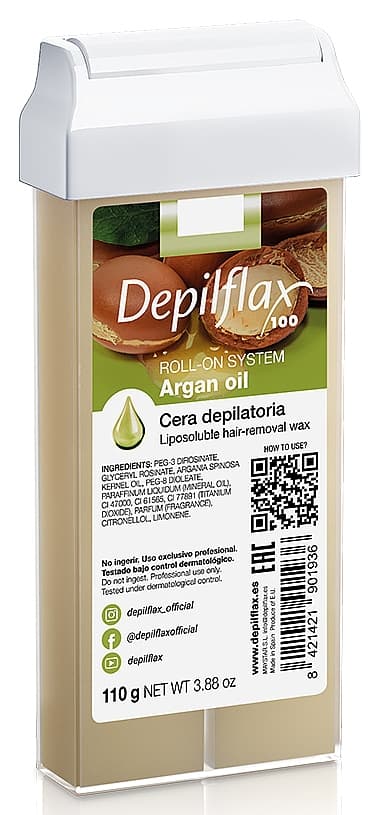Depilflax Воск в картридже -Аргана, 110 мл.
