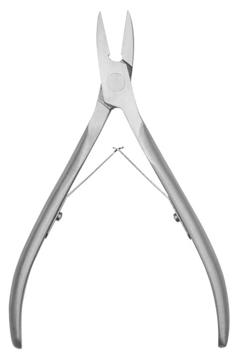 YOKO Кусачки для вросшего ногтя двойная пружина,15 мм, узкие режущие полотна, длинные ручки