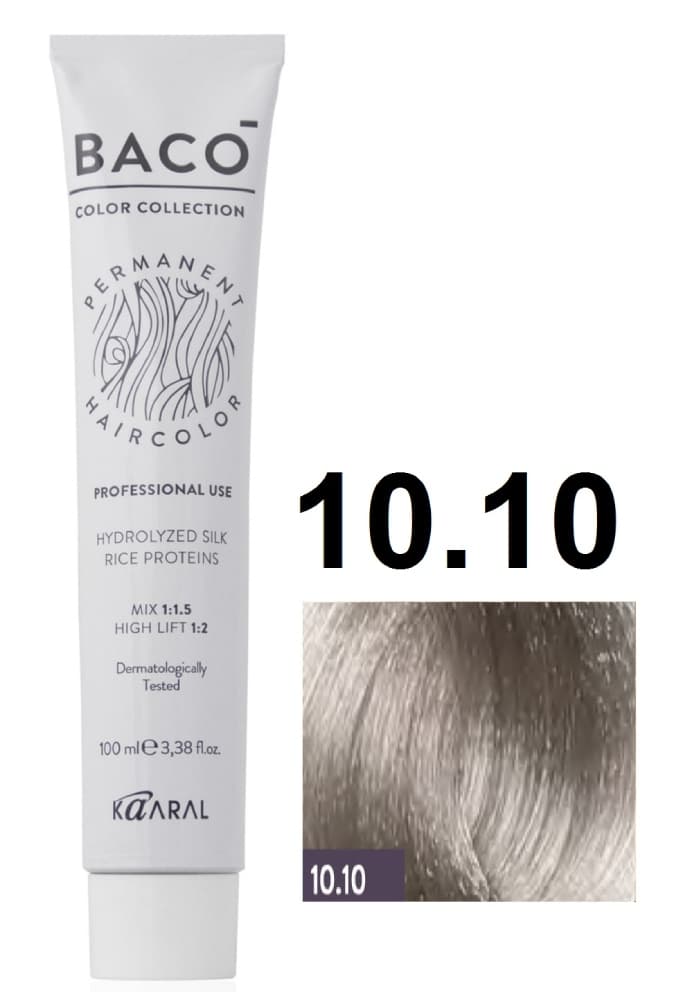 KAARAL Baco color 10.10 очень-очень светлый пепельный блондин 100 мл