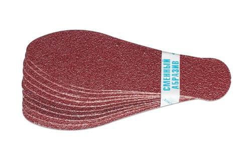 DOMIX Комплект сменных абразивов, зернистость 80 (высокя степень) для пилки 108982, 10шт/уп