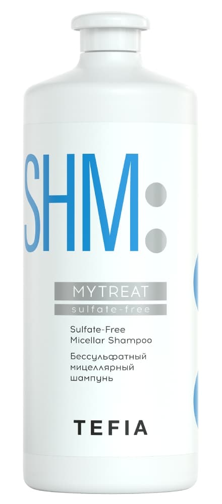 TEFIA MYTREAT Беcсульфатный мицеллярный шампунь 1000мл