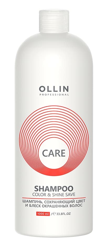 OLLIN CARE Шампунь, сохраняющий цвет и блеск окрашенных волос 1000мл