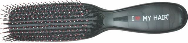 I Love My Hair SPIDER Щетка массаж. черная мини, пластик, для расчесывания мокрых и запутанных волос