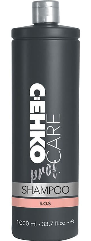 C:EHKO CARE prof. Шампунь S.O.S. для осветленных, обесцвеченных и вьющихся волос, 1000 мл
