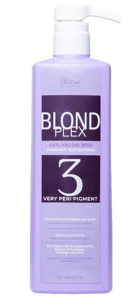 BB One Blond Plex Anti-Yellow Btox Завершающая маска 500 мл (шаг 3) 
