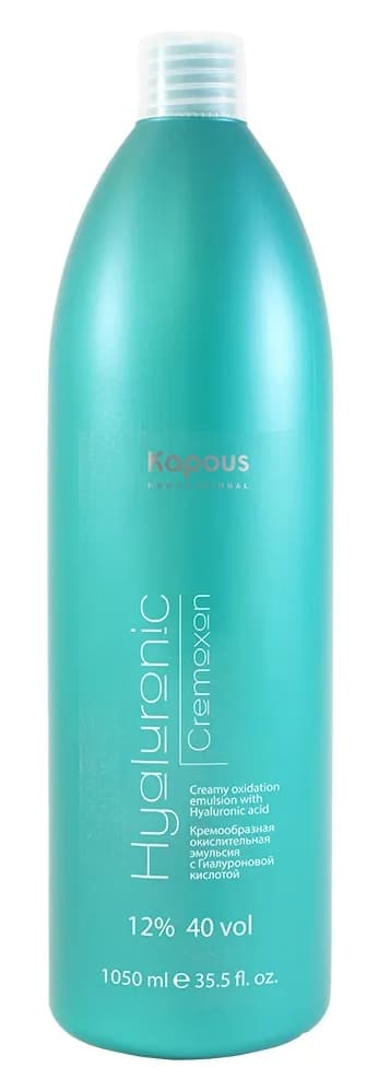 Kapous Кремообразная проявляющая эмульсия Hyaluronic Cremoxon 12%, 1050 мл