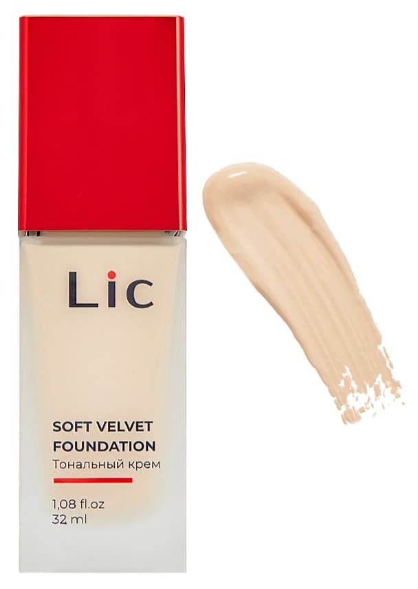 LIC Крем тональный Soft Velvet (02Y) 32 мл