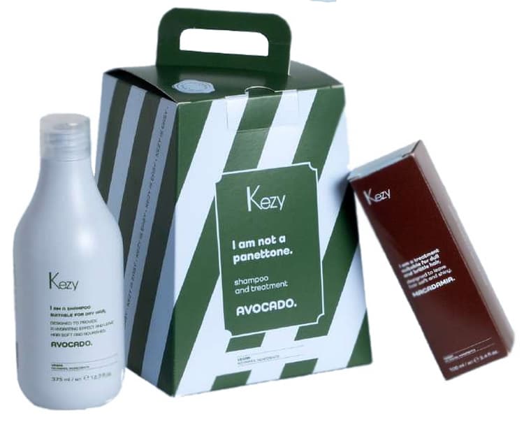 Kezy I am AVOCADO Набор 2024 (шампунь 375мл + масло 100мл для волос) с авокадо