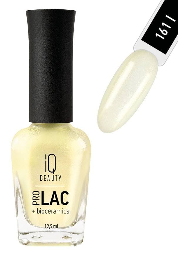 IQ BEAUTY PROLAC Лак для ногтей укрепляющий с биокерамикой 12.5 мл №161 THAW Solar Skin